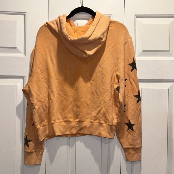 CHRLDR Orange Hoodie w Gray Stars, Size Large - Picture 5 of 5